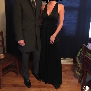 Long elegant black dress